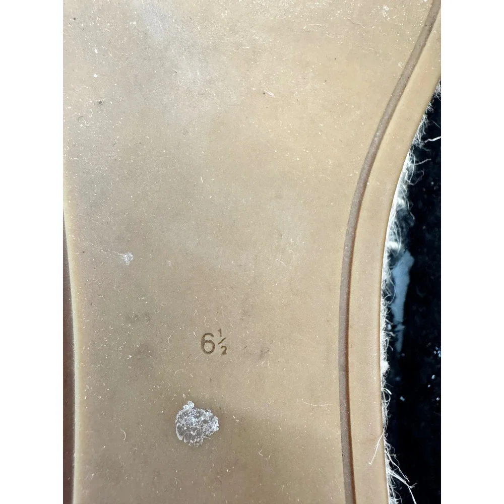Tory Burch Espadrilles Women 6.5 Black Pearl Logo Tweed Slip On